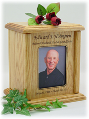 Simple Rectangle Photo Urn