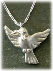 Dove Pet Cremation Jewelry