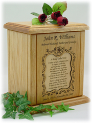 Medium Vine Poem Urn