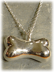 Dog Bone Pet Cremation Jewelry