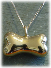 Dog Bone Pet Cremation Jewelry