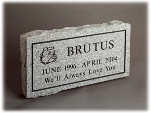 Granite Pet Grave Markers