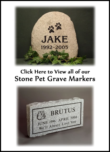 Natural Pet Stone Markers