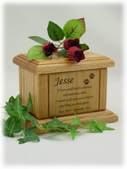 Pet Urn - Memorial Poem - Mini & Small